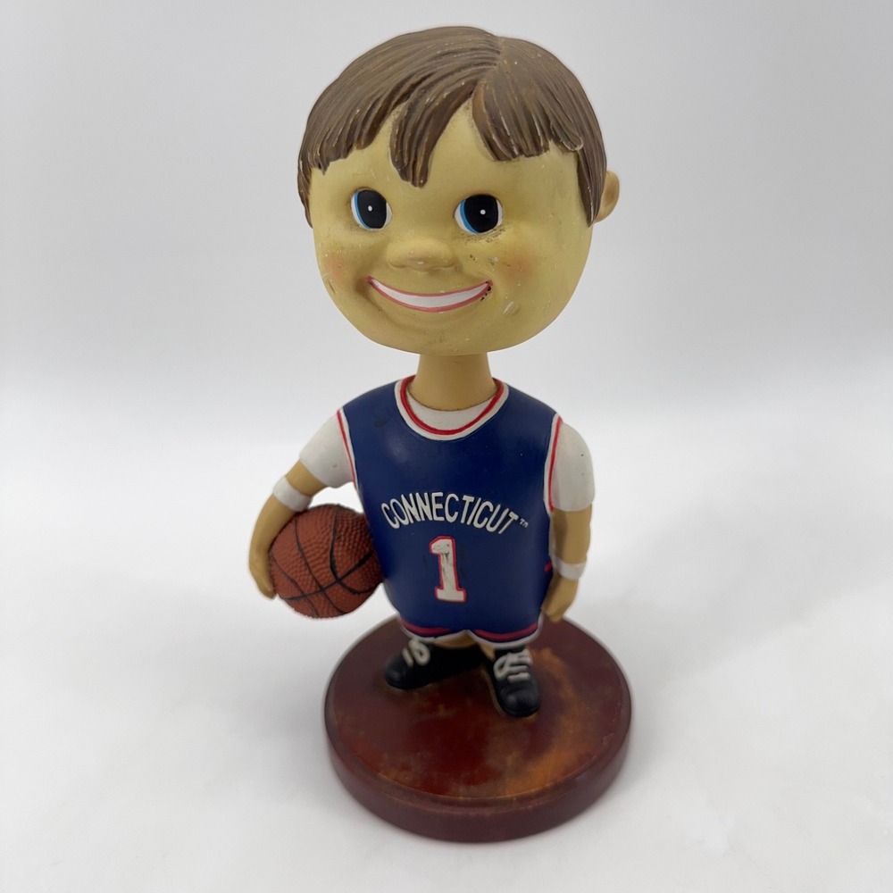 Collegiate Collectables UConn Huskies Bobblehead Blue 2001 Limited Series #1